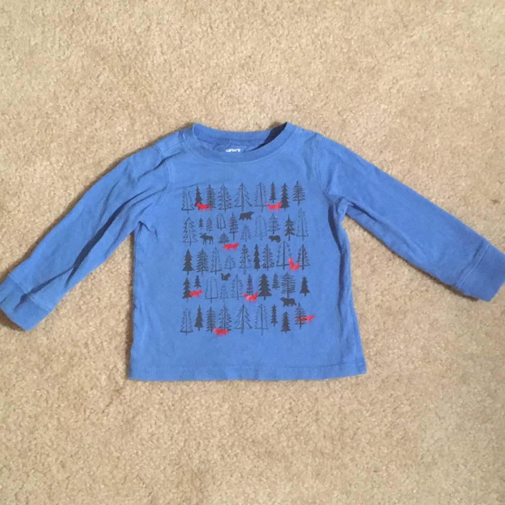 Long sleeve with winter scenes